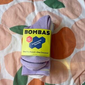 Bombas Women's Running Half Calf Sock 3-Pack Lavender Blue Mix size M NWT